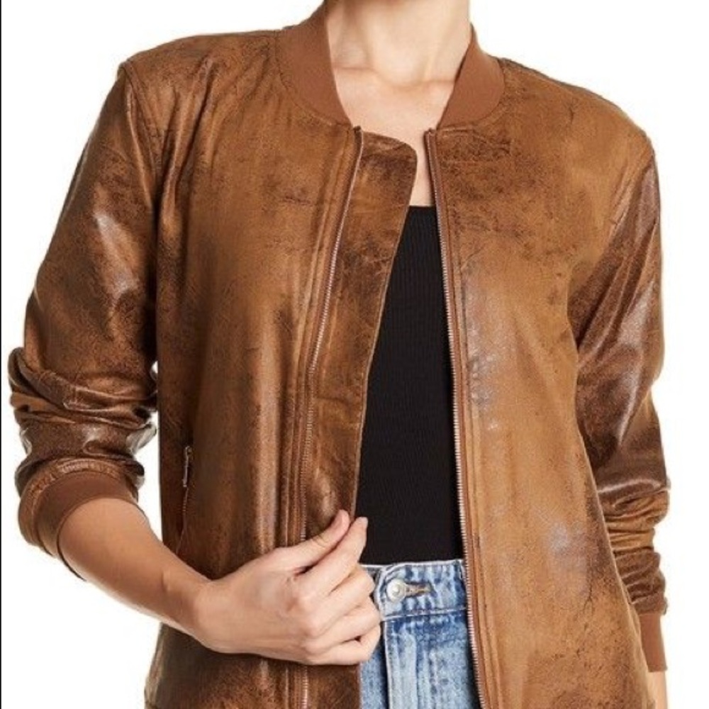 Dex faux suede jacket